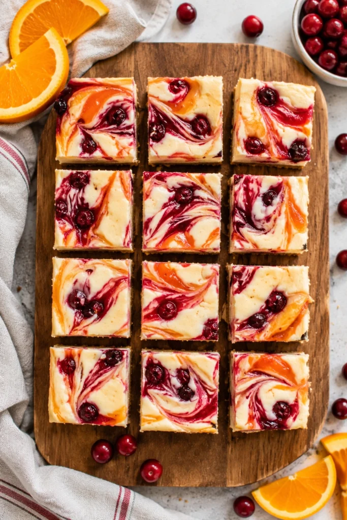 Cranberry Cheesecake Bars