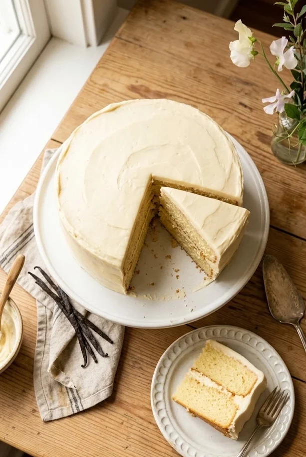 Homemade Vanilla Cake