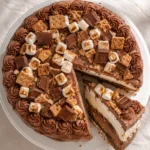 S'more Ice Cream Cake