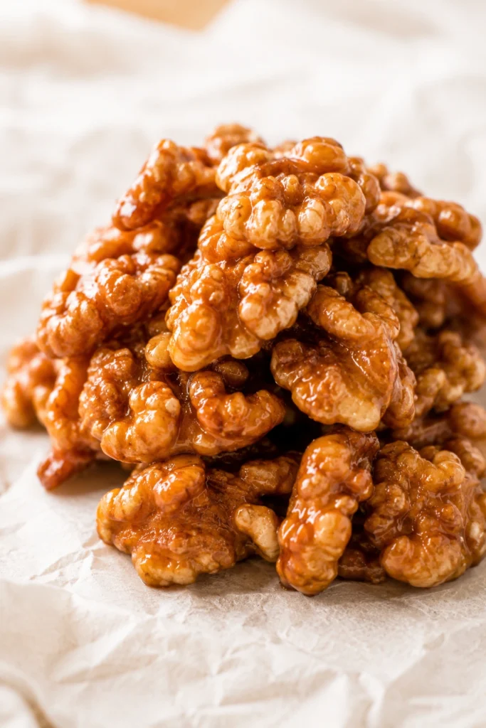 Easy Caramelized Walnuts with Maple Syrup