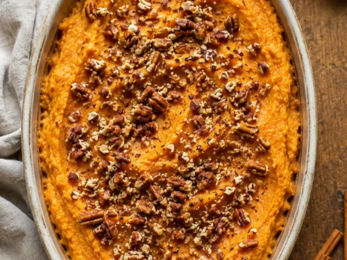 Mashed Sweet Potatoes with Orange & Brown Butter