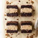 Mocha Toffee Brownie Ice Cream Sandwiches