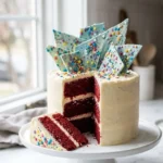 4th of July Red Velvet Cheesecake Cake