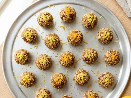 Lemon Ginger Energy Bites