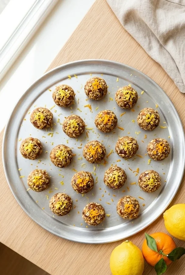 Lemon Ginger Energy Bites