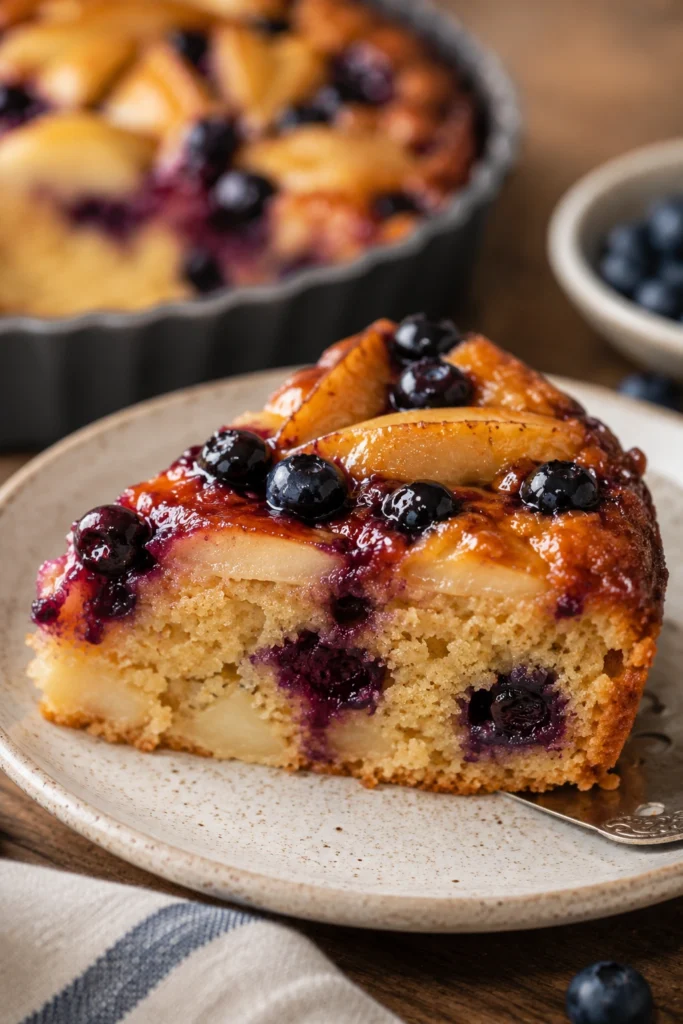 Mary Berry's Pear and Blueberry Cake