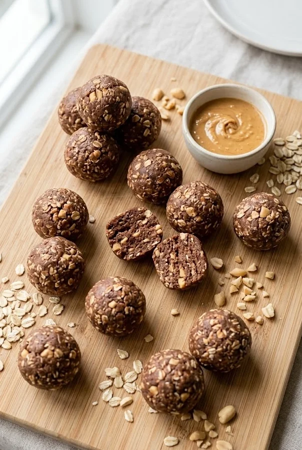 Chocolate Peanut Butter Protein Balls