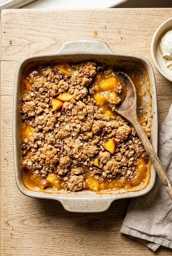 Gluten-Free Peach Crisp