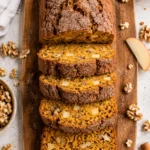 Vegan Pumpkin Bread with Apples