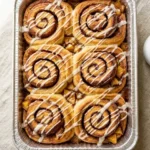 Cinnamon Sugar Peach Parker House Rolls
