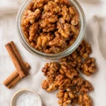Easy Caramelized Walnuts with Maple Syrup