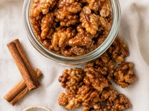 Easy Caramelized Walnuts with Maple Syrup