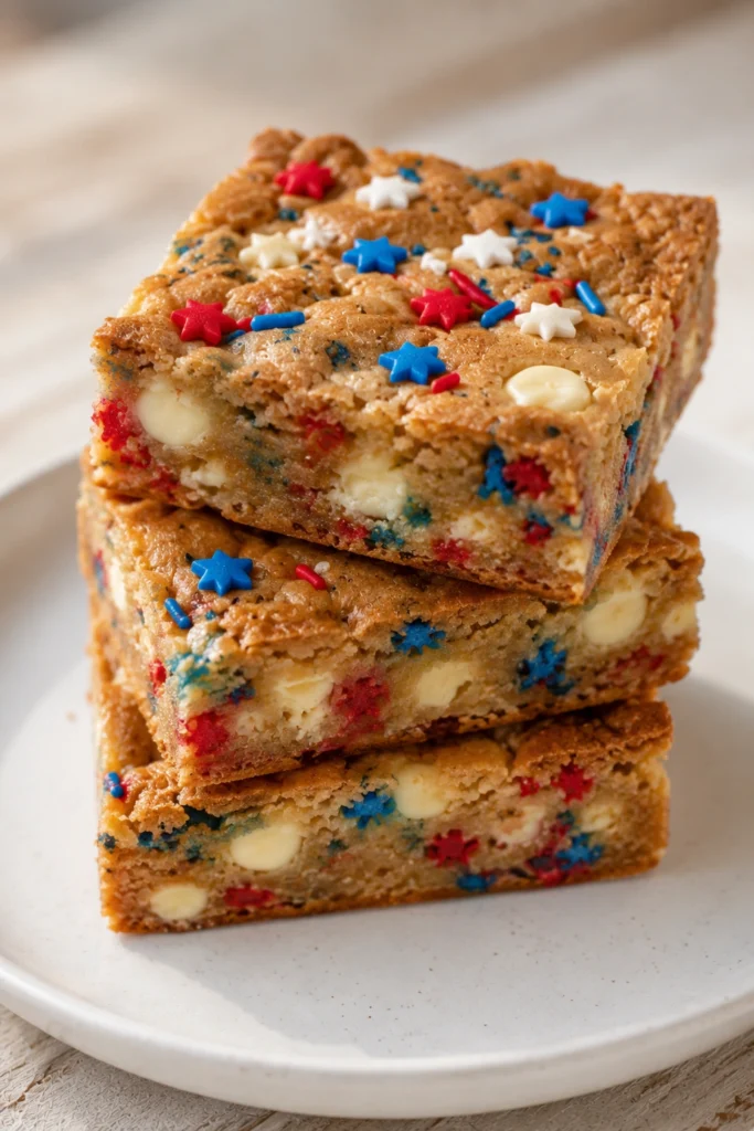 Fireworks Blondies