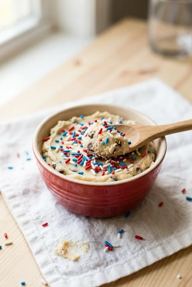 Patriotic Edible Sugar Cookie Dough