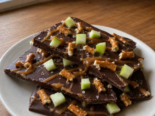 Caramel Apple Bark hero shot