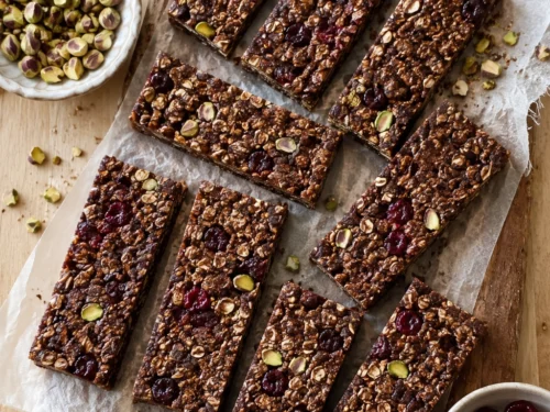 Healthy Chocolate Granola Bars