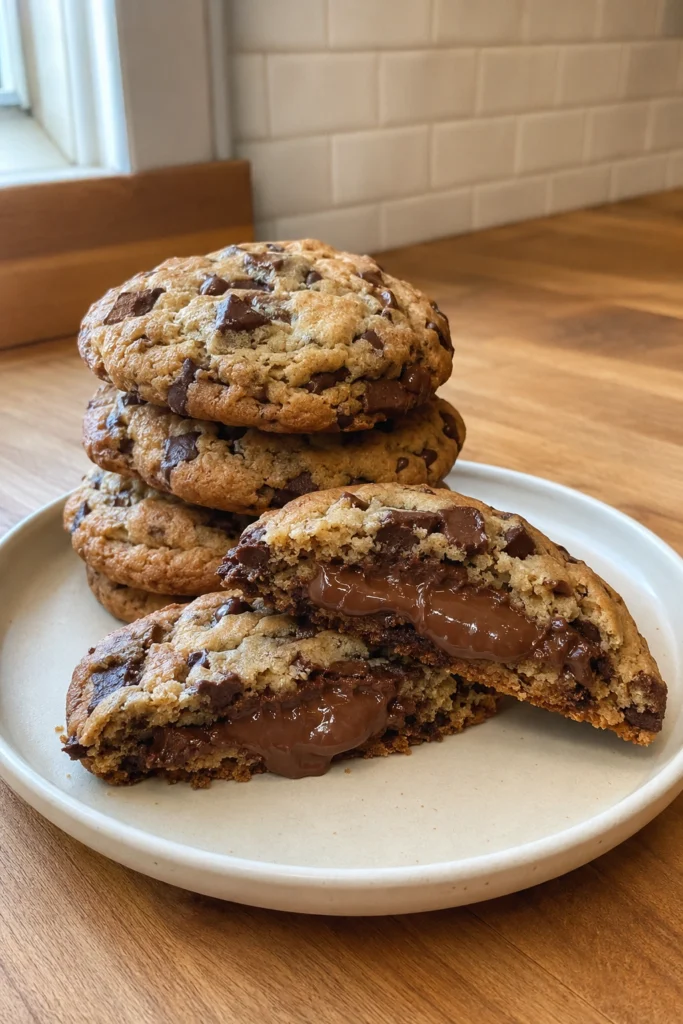 Nutella Stuffed Cookies Final shot