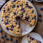 Blueberry Crumble Cheesecake