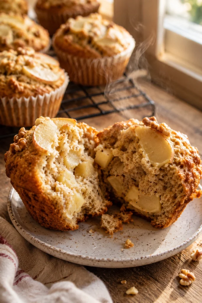 Apple Vanilla Muffins