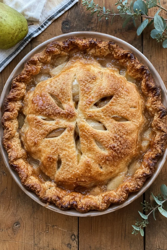 Easy Pear Pie