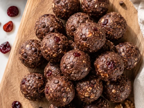 Chocolate Cherry Energy Bites