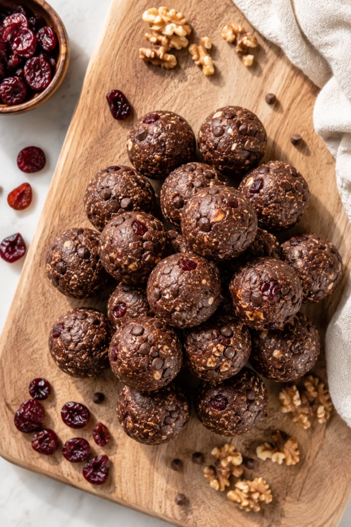 Chocolate Cherry Energy Bites