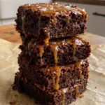 Salted Caramel Brownies Final shot
