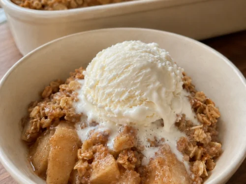 Spiced Pear Crumble Hero shot