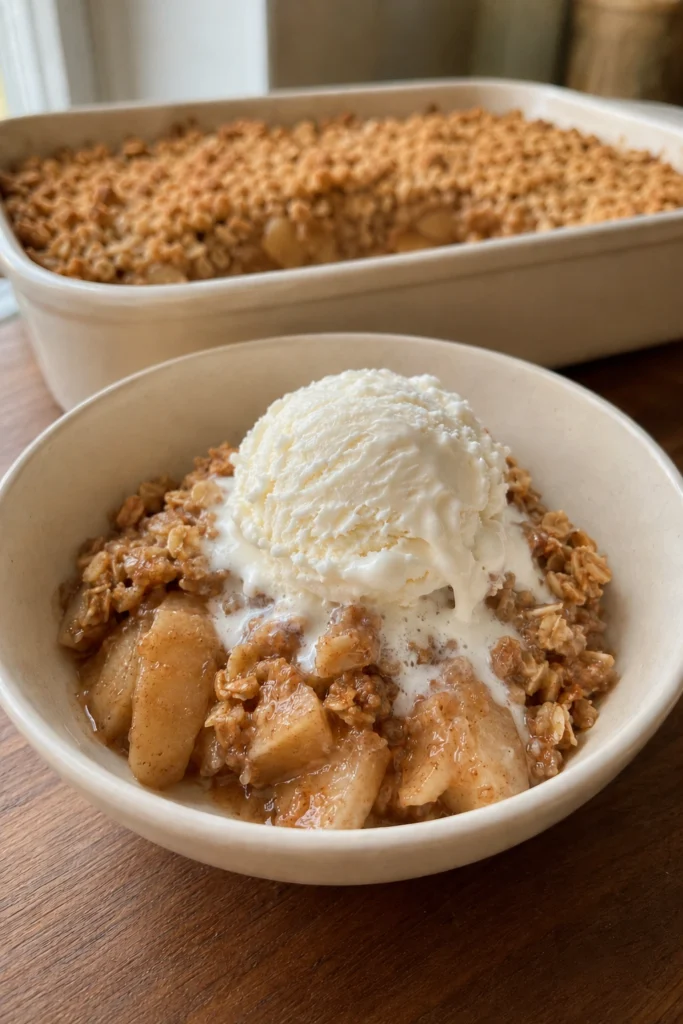Spiced Pear Crumble Hero shot