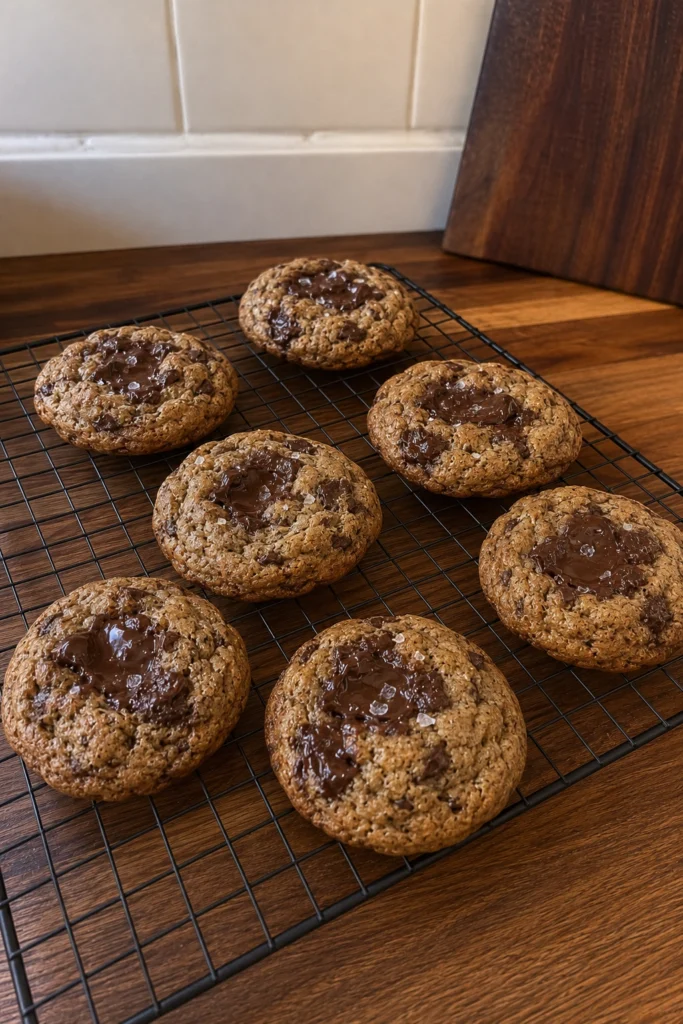 Brown Butter Chocolate Chip Cookies Final shot