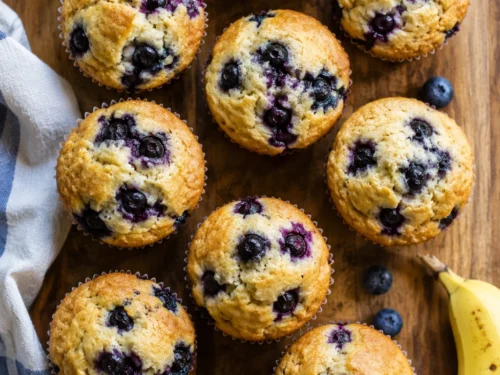 Blueberry Banana Muffins