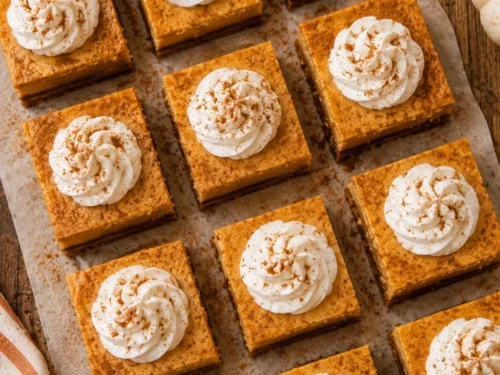 Pumpkin Cheesecake Bars
