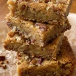 Final shot of Maple Pecan Blondies