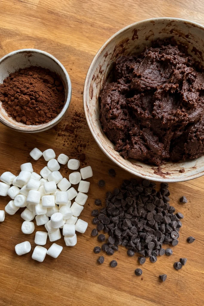 Hot Chocolate Cookies Ingredients