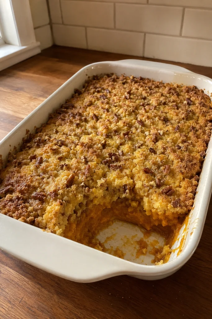Pumpkin Dump Cake final shot