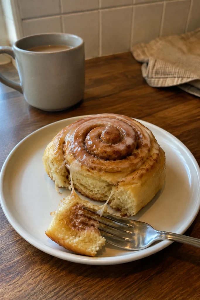 Maple Cinnamon Rolls hero shot