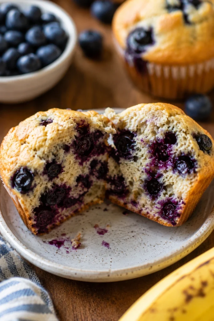 Blueberry Banana Muffins