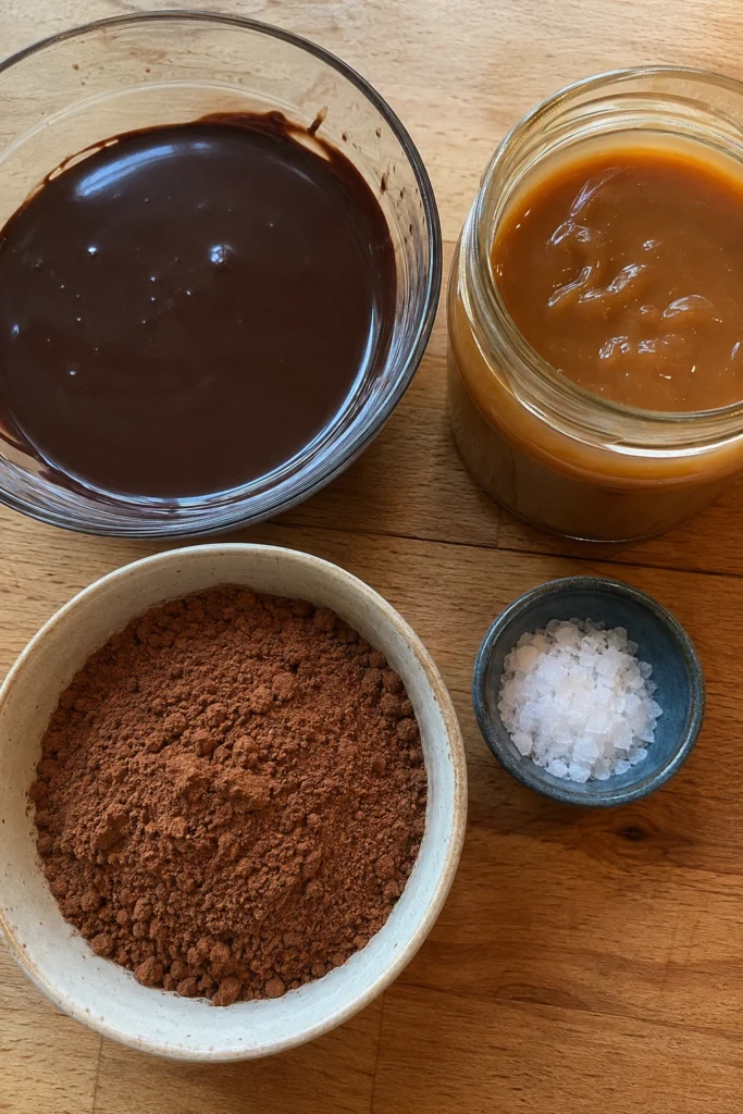 Salted Caramel Brownies Ingredients