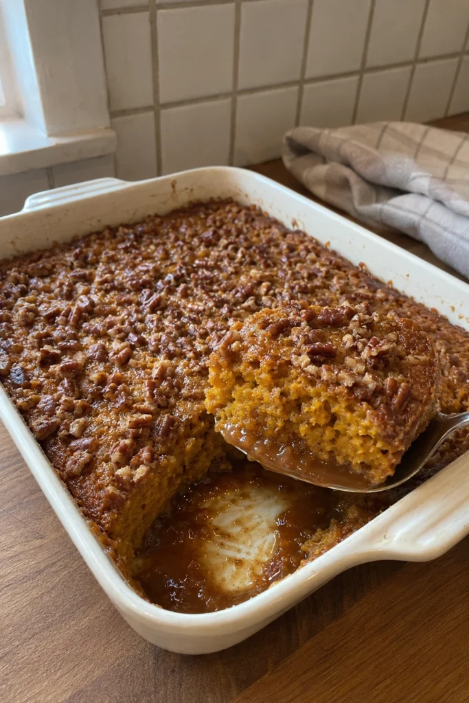 Pumpkin Pecan Cobbler final shot