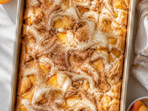 Peaches and Cream Cake
