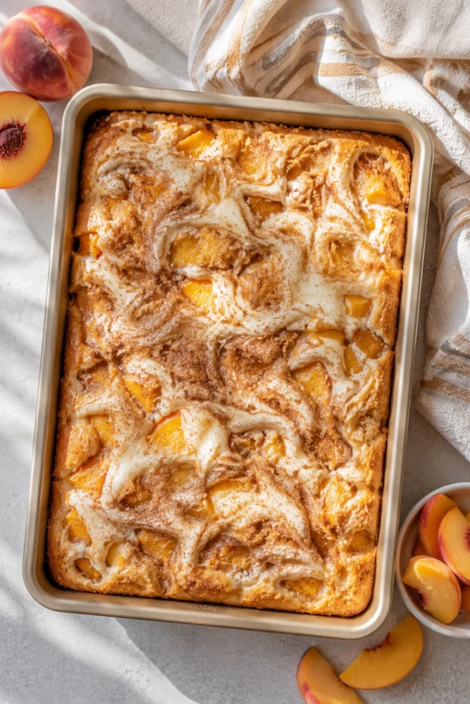Peaches and Cream Cake