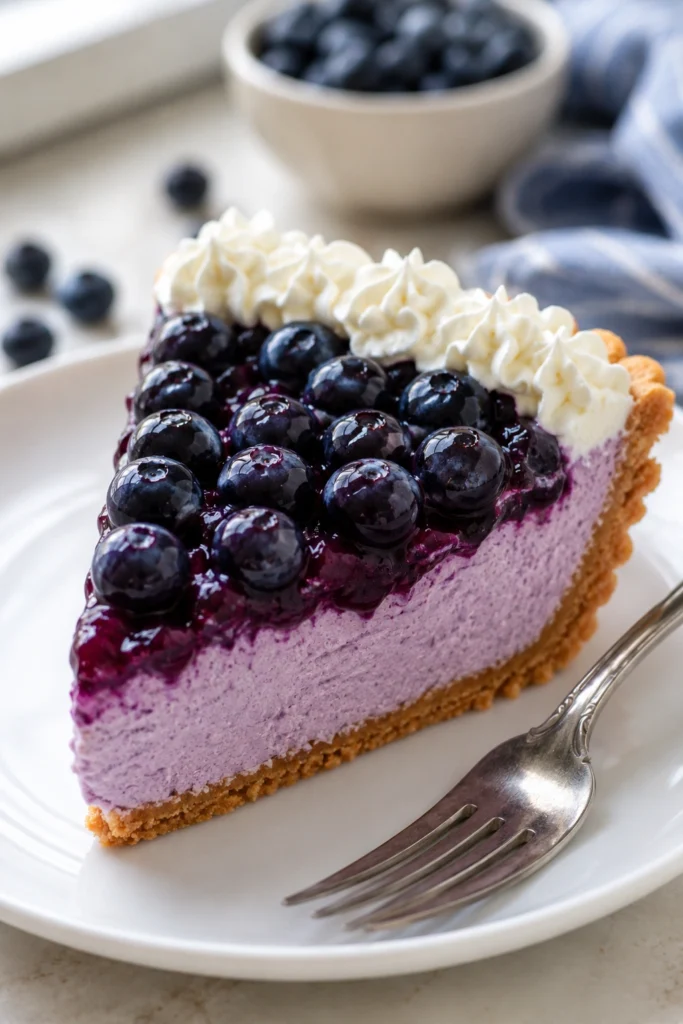 Blueberry Cream Pie