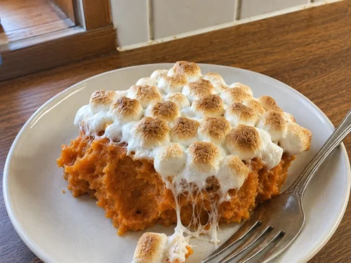 Sweet Potato Casserole hero shot