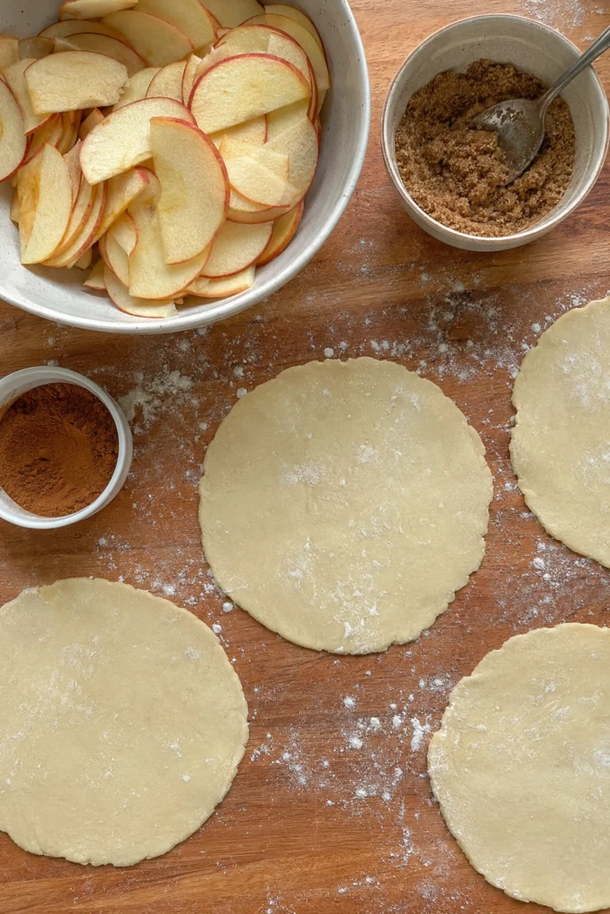 Mini Apple Galettes ingredients