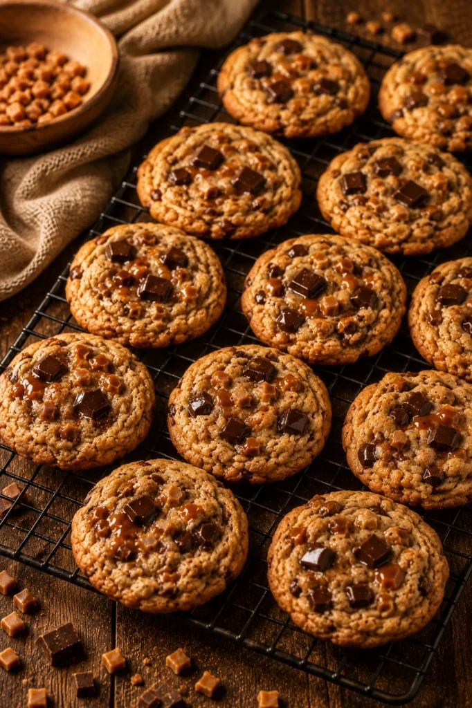 Toffee Chocolate Chunk Cookies
