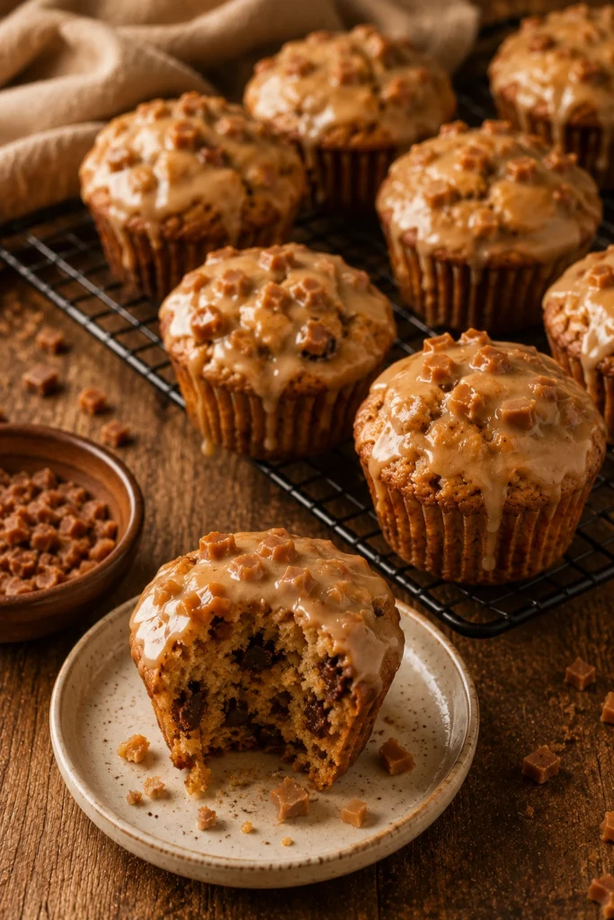 Maple Glazed Donut Muffins