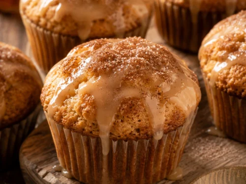Maple Glazed Donut Muffins