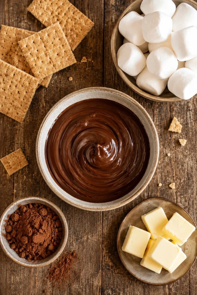 S'mores Brownie Bites Ingredients