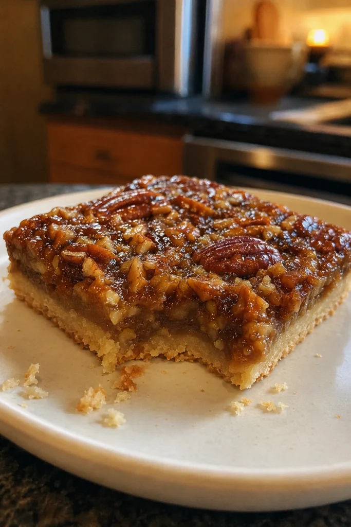 Pecan Pie Bars Hero shot 