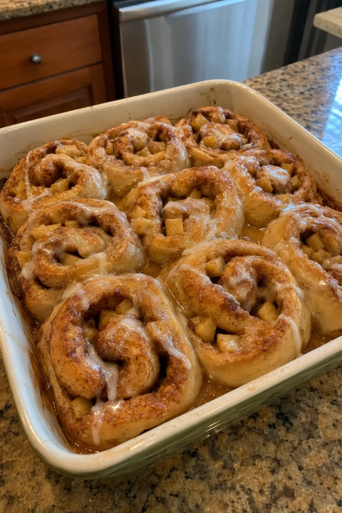 Apple Pie Cinnamon Rolls final shot